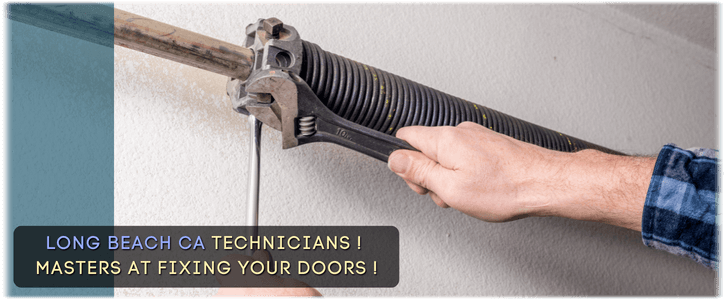 Broken Garage Door Spring Repair Long Beach CA